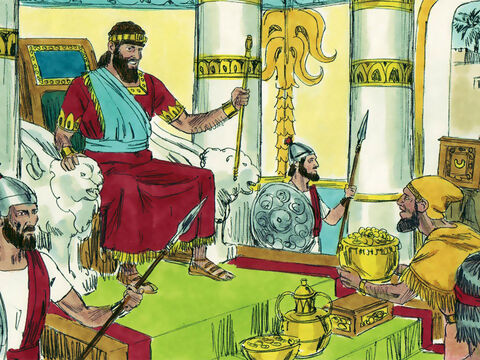 Abías creció en fuerza y sabiduría y reinó por tres años antes de morir y su hijo Asa se convirtió en Rey. – Número de diapositiva 20
