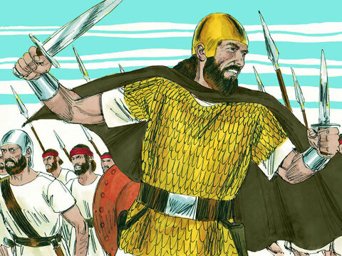 Se menciona que Zicri, un gran guerrero de la tribu de Efraín, mató a Maasías, el hijo del rey Acaz, junto con el administrador del rey, Azricam, y el segundo al mando del rey: Elcana. – Número de diapositiva 5