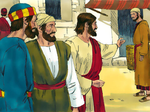 Jesús encontró a un hombre llamado Felipe en Betsaida y le dijo: “Ven conmigo”. – Número de diapositiva 8