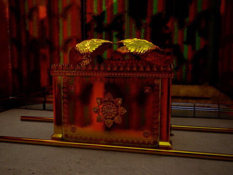 ‘Pon el propiciatorio sobre el arca del pacto, dentro del Lugar Santísimo...’ – Número de diapositiva 17