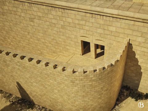 La Susa, en el muro oriental, tenía dos entradas. Cada una de las dos puertas de esta puerta doble tiene su propio nombre: Bab al-Rahma, “Puerta de la Misericordia”, para la puerta sur (lado izquierdo), y Bab al-Taubah, “Puerta del Arrepentimiento”, para la puerta norte (lado derecho).<br/>Era la única puerta del lado oriental que daba acceso al Monte del Templo.<br/>Según el profeta Ezequiel, la Shejiná, la Divina Presencia de Dios, solía aparecer por la Puerta oriental, y aparecerá de nuevo cuando venga el Ungido (Mesías) y una nueva puerta reemplace a la actual (Ezequiel 44:1-3).<br/>También se dice que Jesús, montado en un burro, pasó por esta puerta el Domingo de Ramos, en cumplimiento de la profecía judía sobre el Mesías (Ezequiel 44:1-3). – Número de diapositiva 5