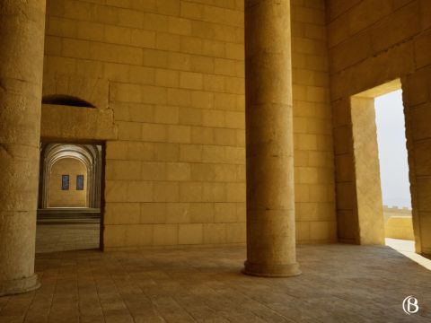La estructura ha sido llamada los Establos de Salomón desde la época de las Cruzadas como un conjunto histórico: “Salomón” se refiere al Primer Templo construido en el sitio, mientras que los “establos” se refieren al uso funcional del espacio por los cruzados en la época de Balduino II (rey de Jerusalén 1118-1131 d.C.). – Número de diapositiva 10