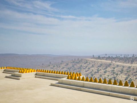 El techo tenía puntas doradas para disuadir a los pájaros de acercarse a los lados del templo y ensuciarlo. – Número de diapositiva 24