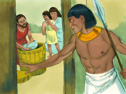 Éxodo 1:22 Entonces faraón dio órdenes a los egipcios, diciendo: “Tiren al río, a todo niño hebreo que nazca”. – Número de diapositiva 12