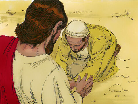 "Señor, yo creo", dijo el hombre, y adoró a Jesús. – Número de diapositiva 10