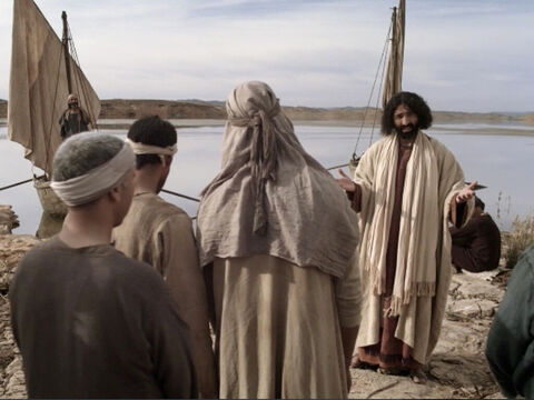 Jesús entró en la ciudad de Capernaúm. – Número de diapositiva 1