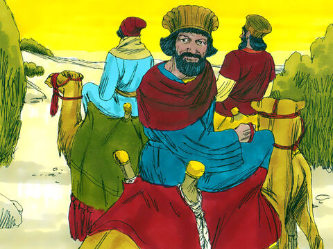 Entonces Dios habló a aquellos hombres sabios en un sueño, diciéndoles que no volvieran a Herodes. Así que se fueron a su país por otro camino. – Número de diapositiva 9
