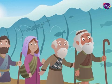 Moisés fue quien guió al pueblo a través del Mar Rojo que Dios había dividido, liberando al pueblo judío de la captura de los egipcios. Moisés tenía una relación tan estrecha con Dios que la Biblia nos dice que Dios le hablaba como si fuera un amigo. Moisés era un hombre muy humilde, más humilde que cualquier otra persona sobre la faz de la tierra. – Número de diapositiva 3
