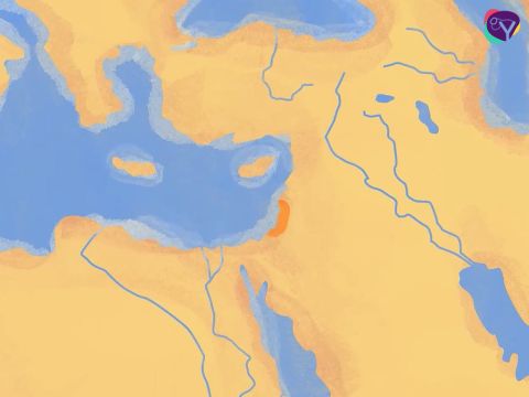 Dios había liberado a su pueblo de los egipcios, pero aún tenían un gran obstáculo por delante. Ahora debían enfrentarse a los gigantes de Canaán y entrar en la tierra prometida. – Número de diapositiva 2