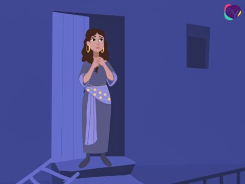 Los hombres del rey gritaron: “Saquen a los dos hombres que tienen escondidos en su casa; son espías de Israel. Entréguennoslos inmediatamente”.<br/>“Sí, pasaron dos hombres, pero tenían prisa y se fueron temprano hoy”, respondió ella. “No tenía ni idea de quiénes eran. No sé adónde fueron, pero si se dan prisa, podrían atraparlos”.<br/>Los hombres del rey se apresuraron a buscar a los espías. – Número de diapositiva 11