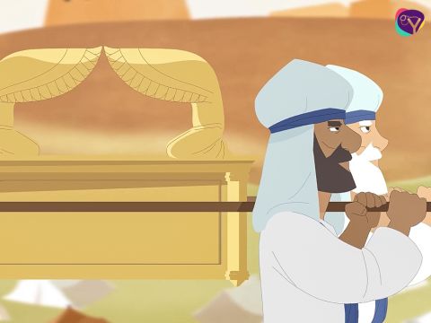 Luego tomaron el Arca de la Alianza y marcharon nuevamente alrededor de Jericó. – Número de diapositiva 15