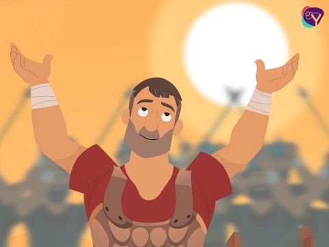 Tras la caída de los muros de Jericó, todo el pueblo de Israel se regocijó por la victoria que Dios le dio a Josué. Dios mostró su gloria y poder mediante este milagro. No fue por instrumentos ni gritos que los muros de Jericó se derrumbaron. Los muros cayeron porque el pueblo de Israel obedeció los mandatos de Dios. – Número de diapositiva 27