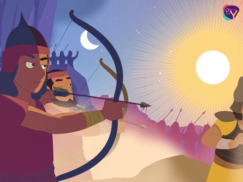 Fue un día único en la historia. El pueblo de Israel comprendió una vez más que no luchaba solo. Dios estaba con ellos. – Número de diapositiva 12