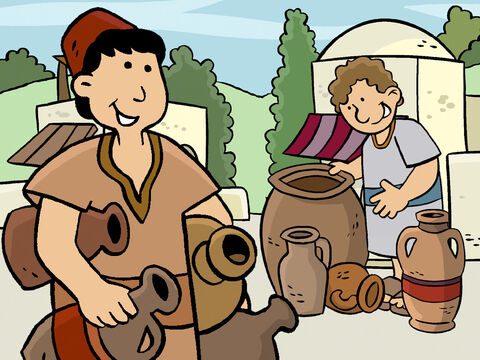 Creyeron que Dios los iba a ayudar y juntaron tantas vasijas vacías como pudieron. – Número de diapositiva 6