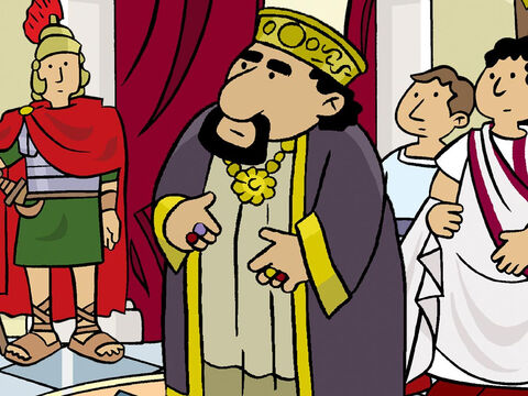 Agripa le preguntó a Pablo: “¿Crees que en tan poco tiempo podrás convencerme de ser cristiano?” – Número de diapositiva 8