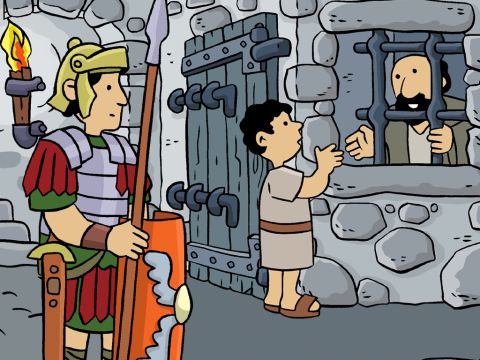 Pablo entonces envió a su sobrino a contarle al comandante romano sobre el complot. – Número de diapositiva 8