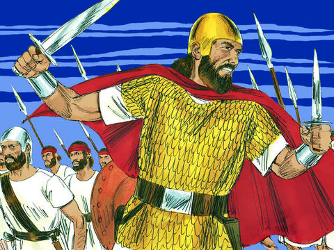 Esa noche, Belsasar, el rey de Babilonia, fue asesinado y Darío el Medo se apoderó del reino de Babilonia. – Número de diapositiva 14