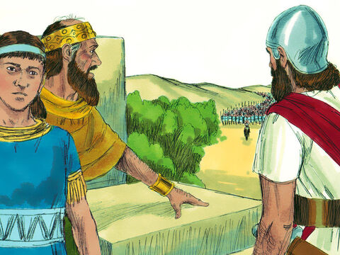Dios había advertido a su pueblo de que, a menos que se volvieran a él, permitiría que los babilonios los derrotaran y se los llevaran como esclavos. Entre los que vivían en Jerusalén había un joven llamado Daniel. – Número de diapositiva 1