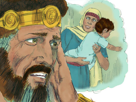 Mefiboset era un niño pequeño en el palacio cuando un mensajero corrió a anunciar la noticia de la muerte del rey Saúl y que los filisteos iban a llegar. Su nana lo recogió y huyó, pero cuando se apresuró a irse, él se cayó y quedó discapacitado. (2 Samuel 4:4). – Número de diapositiva 4
