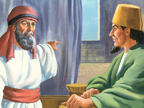 El rey Acab escuchó el informe de Abdías y partió en busca de Elías. – Número de diapositiva 14