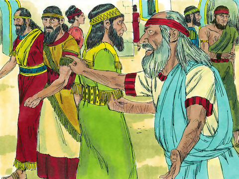 Por el resto de su vida, Ezequiel se convirtió en un profeta que les dijo a los judíos rebeldes lo que Dios le había dicho que dijera. Tuvo más visiones y advirtió a los judíos del juicio de Dios sobre ellos por su desobediencia. – Número de diapositiva 22