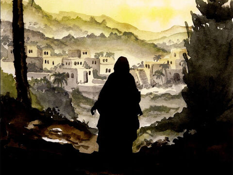 1:39  Por aquellos días, María se fue de prisa a un pueblo de la región montañosa de Judea, 1:40-41  y entró en la casa de Zacarías y saludó a Isabel. – Número de diapositiva 1