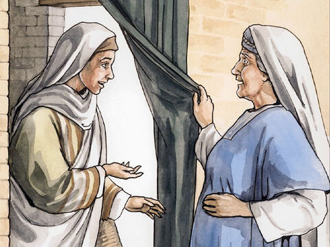 Cuando Isabel oyó el saludo de María, la criatura se le estremeció en el vientre, y ella quedó llena del Espíritu Santo. 1:42-45  Entonces, con voz muy fuerte, dijo: ¡Dios te ha bendecido más que a todas las mujeres, y ha bendecido a tu hijo! – Número de diapositiva 2