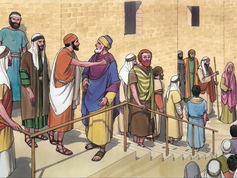 Todavía estaba hablando Jesús, cuando llegó un mensajero y le dijo al jefe de la sinagoga... – Número de diapositiva 10