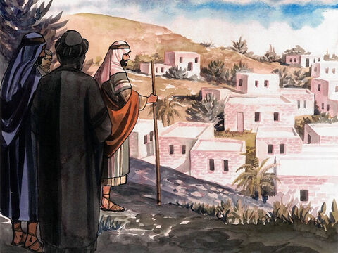 Seis días antes de la Pascua, Jesús fue a Betania, donde vivía Lázaro, a quien él había resucitado. – Número de diapositiva 1
