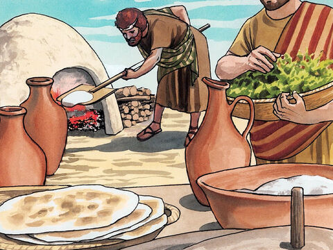 Los discípulos hicieron como Jesús les había mandado, y prepararon la cena de Pascua. – Número de diapositiva 3