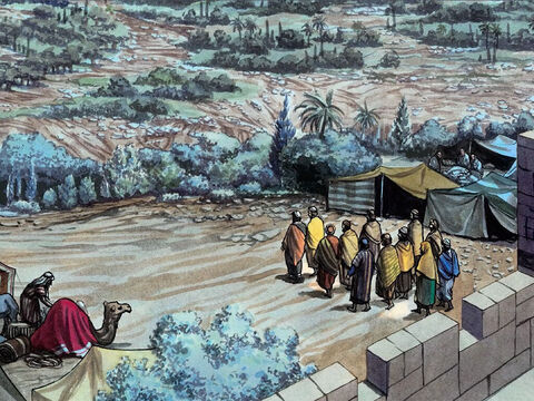 Después de cantar los salmos, se fueron al Monte de los Olivos. – Número de diapositiva 18