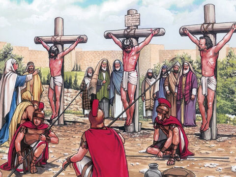 Eran las nueve de la mañana cuando crucificaron a Jesús. – Número de diapositiva 8