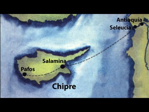 Viajaron por toda la isla hasta llegar a Pafos. – Número de diapositiva 10