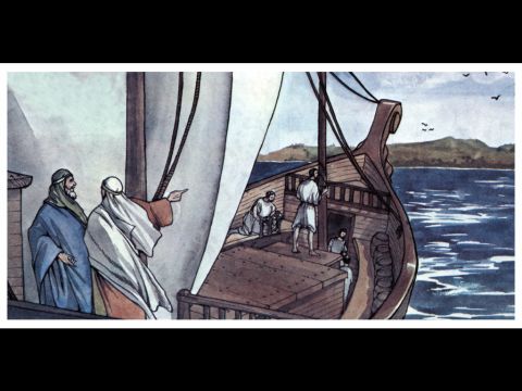 Los dos, enviados por el Espíritu Santo, descendieron a Seleucia y de allí navegaron a Chipre. – Número de diapositiva 8