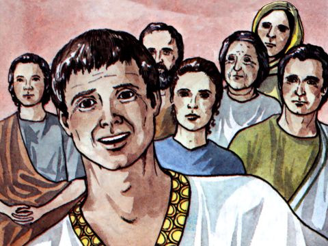 “Así que te envié a buscar inmediatamente y fue muy amable de tu parte venir. “Ahora estamos todos aquí, en presencia de Dios, para escuchar todo lo que el Señor os ha mandado que nos digáis.” – Número de diapositiva 5
