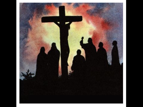 “Somos testigos de todo lo que hizo en el país de los judíos y en Jerusalén. Lo mataron colgándolo en una cruz, pero Dios lo resucitó al tercer día de entre los muertos y lo hizo aparecer.” – Número de diapositiva 8