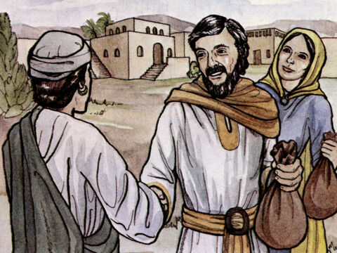Ahora bien, un hombre llamado Ananías, junto con su esposa Safira, también vendió una propiedad. – Número de diapositiva 8