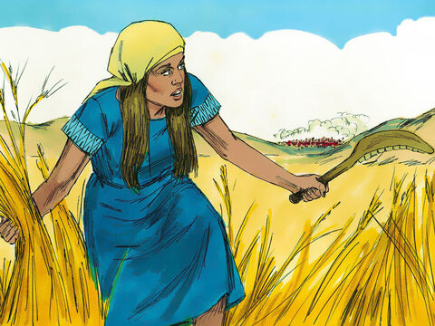 Siempre que los israelitas estaban listos para la cosecha, los merodeadores de Madián, Amalec y la gente del este, atacaban a Israel y destruían sus cosechas. – Número de diapositiva 2