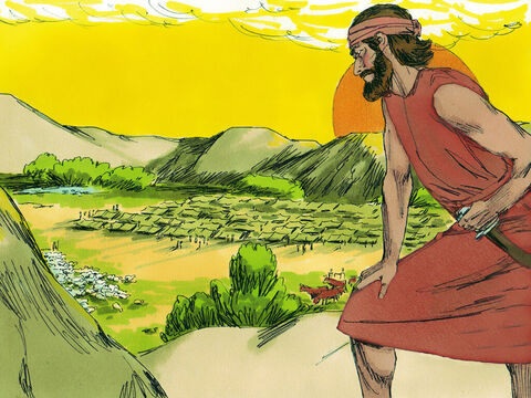 Gedeón sabía que el Señor lo había elegido a él y a su pequeño ejército para librar a los israelitas de los 135,000 soldados enemigos acampados en el valle de Jezreel. – Número de diapositiva 18