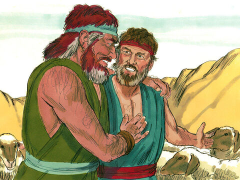 Esaú corrió a su encuentro y lo abrazó – Número de diapositiva 13
