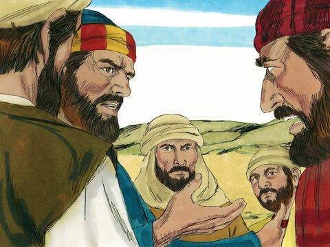 Cuando los otros diez discípulos oyeron lo que Jacobo y Juan habían pedido, se pusieron furiosos. – Número de diapositiva 8