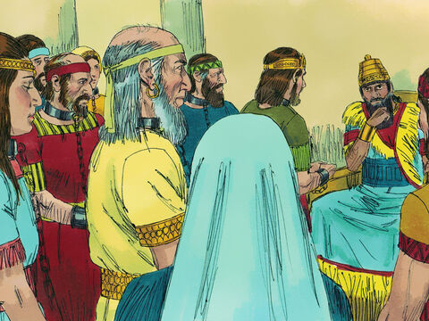 El Rey Nabucodonosor tomó diez mil prisioneros de Jerusalén, incluyendo todos los príncipes y los mejores soldados, artesanos y herreros. Por lo tanto, solo las personas más pobres y menos hábiles quedaron en la tierra. – Número de diapositiva 25