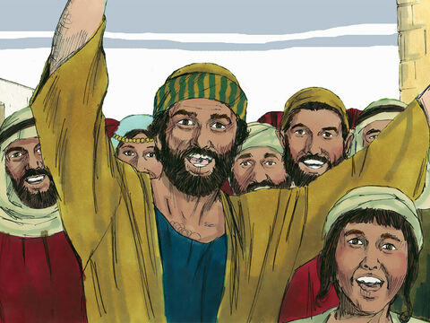 Al anochecer del día sábado, mucha gente vino a Jesús trayendo a los enfermos. – Número de diapositiva 9