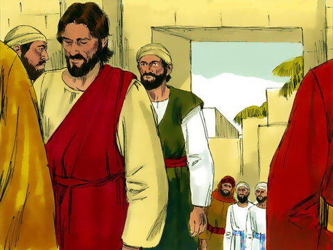 Jesús dejó el templo y regresó a Betania. – Número de diapositiva 6