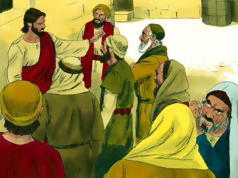 Los principales sacerdotes envidiaban la popularidad de Jesús, e intentaban maquinar un plan para arrestarlo y matarlo. – Número de diapositiva 3