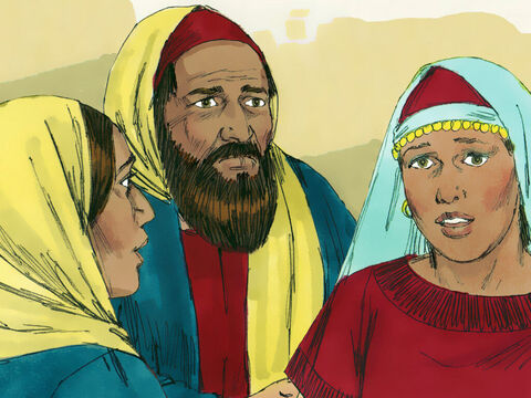 Lázaro vivía en Betania con sus dos hermanas: María y Marta. – Número de diapositiva 1