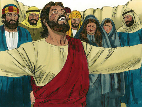 Jesús clamó a gran voz: ¡Lázaro, ven fuera! – Número de diapositiva 12