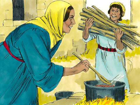 Jesús regresó a Nazaret con sus padres y fue obediente con ellos. María atesoró todas estas cosas en su corazón. – Número de diapositiva 10
