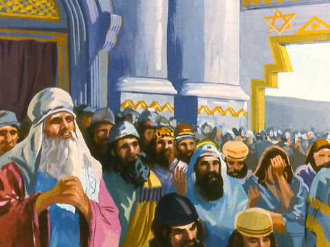 El pueblo de Israel adoraba a Dios y su fe estaba en el centro de todo lo que pensaban y creían. – Número de diapositiva 5