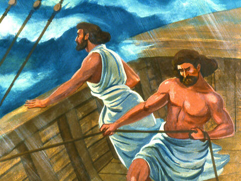 Pero, ¿cómo podía Jonás invocar a Dios cuando huía de él? – Número de diapositiva 19